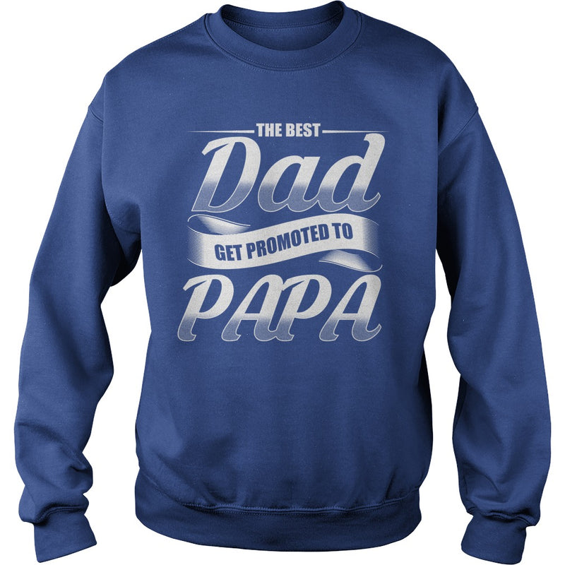 Promoted To Papa Shirt Grandpa Announcement T Shirt 1