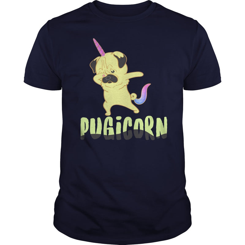 Pugicorn T-Shirt  Pug Lovers Tee Funny Birthday Gift
