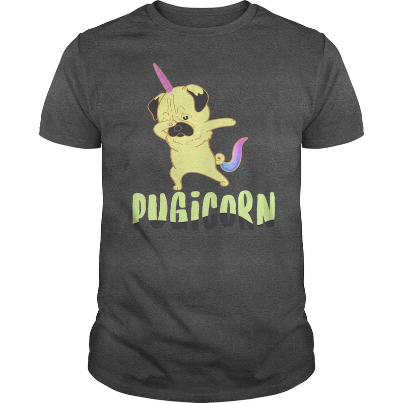 Pugicorn T-Shirt  Pug Lovers Tee Funny Birthday Gift