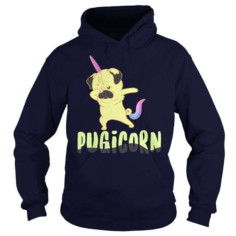 Pugicorn T-Shirt  Pug Lovers Tee Funny Birthday Gift