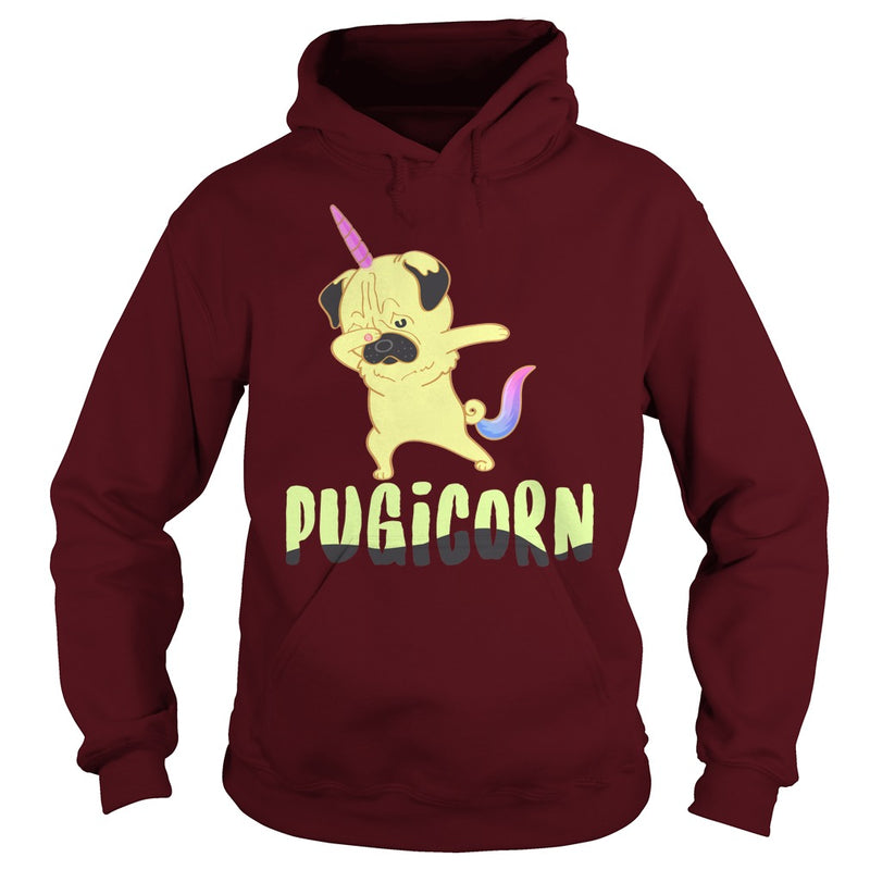 Pugicorn T-Shirt  Pug Lovers Tee Funny Birthday Gift