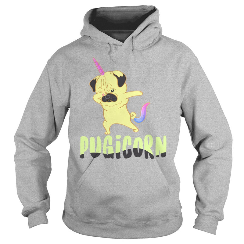 Pugicorn T-Shirt  Pug Lovers Tee Funny Birthday Gift