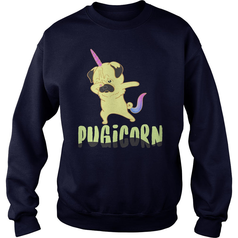 Pugicorn T-Shirt  Pug Lovers Tee Funny Birthday Gift