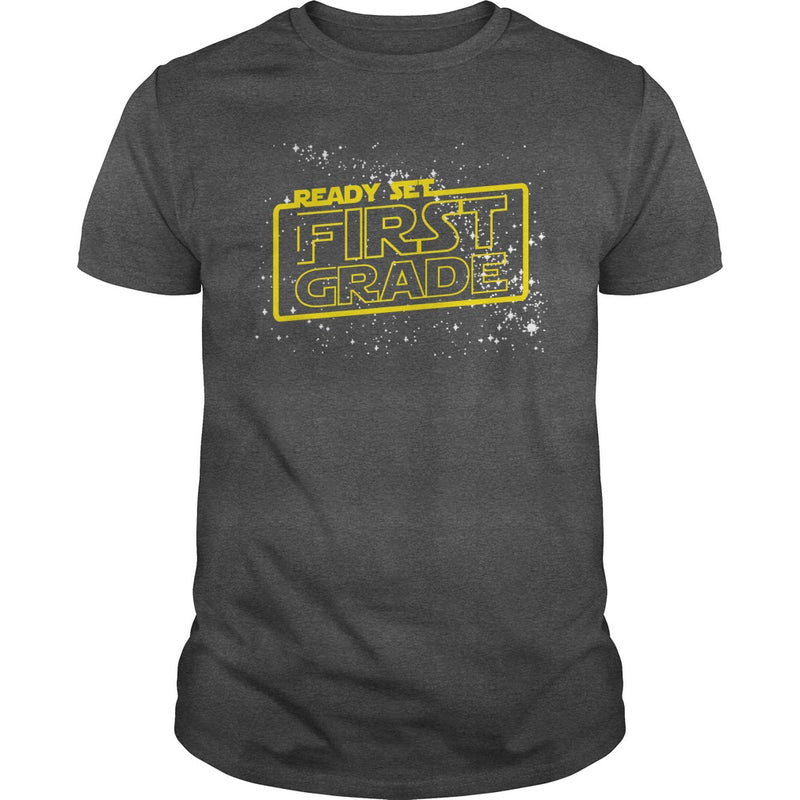 Ready set 1st Grade T Shirt for Boys and Girls