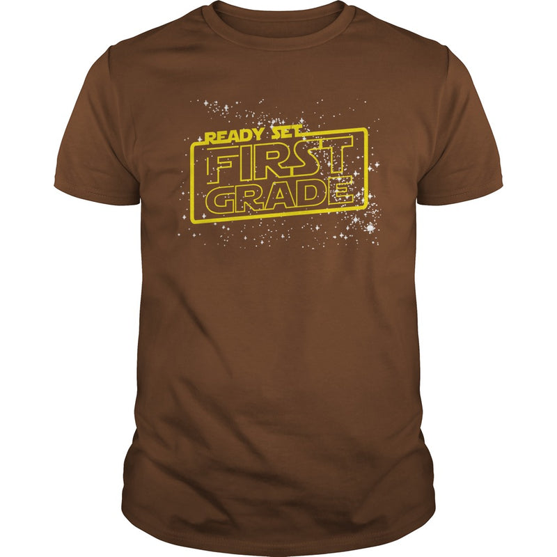 Ready set 1st Grade T Shirt for Boys and Girls