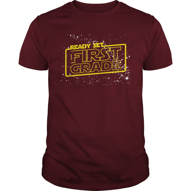 Ready set 1st Grade T Shirt for Boys and Girls