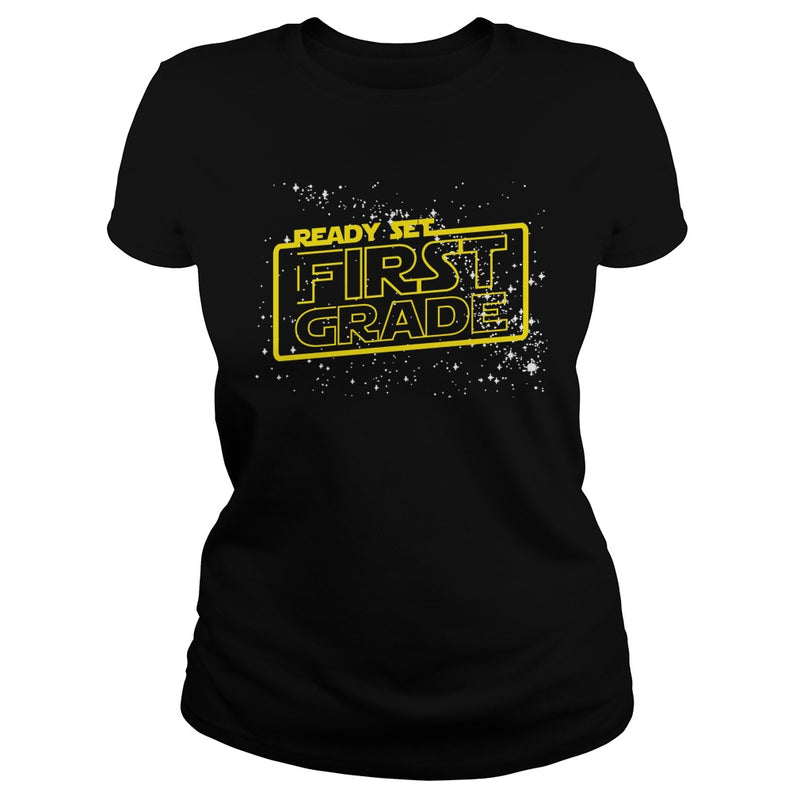 Ready set 1st Grade T Shirt for Boys and Girls