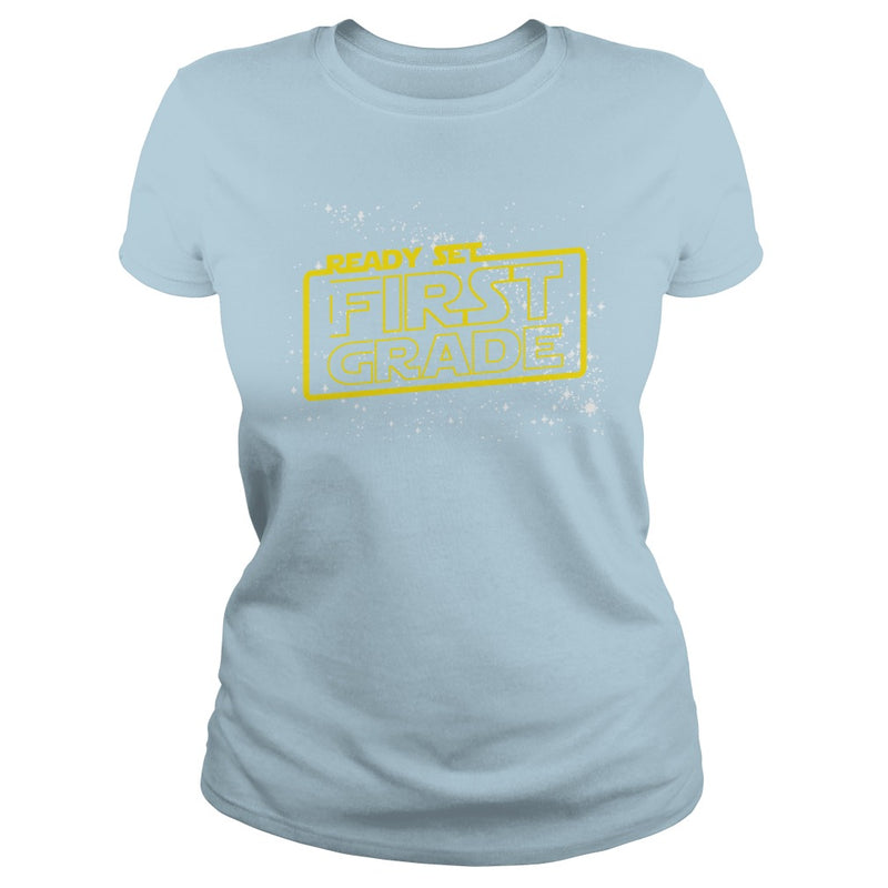 Ready set 1st Grade T Shirt for Boys and Girls