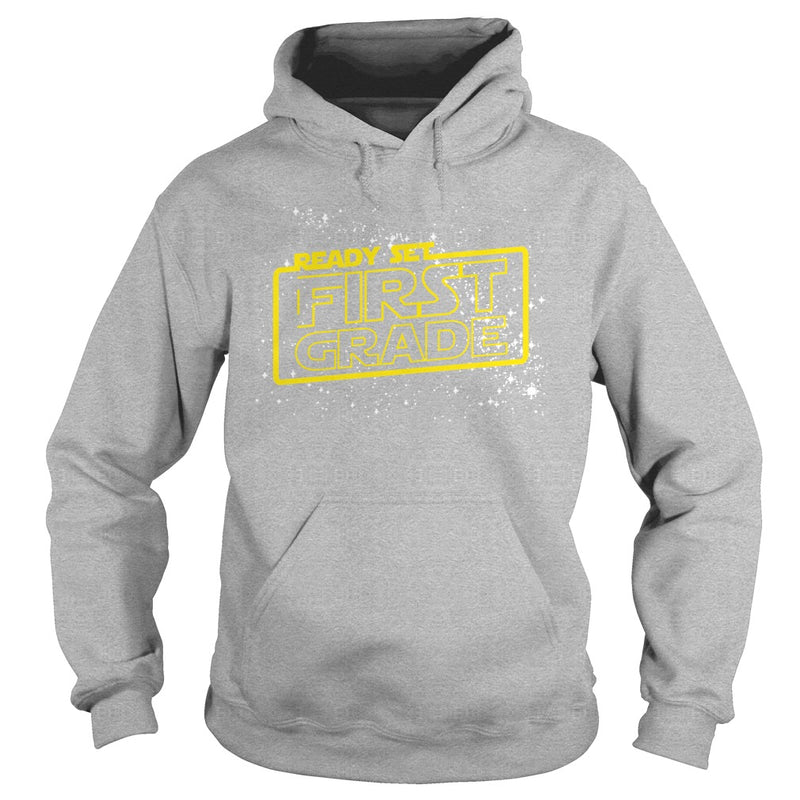 Ready set 1st Grade T Shirt for Boys and Girls