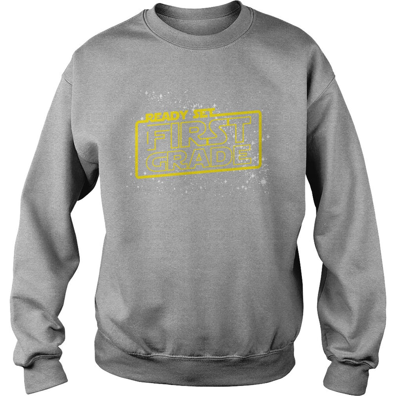 Ready set 1st Grade T Shirt for Boys and Girls