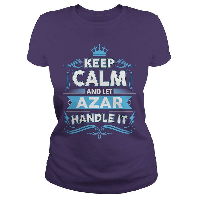 Keep calm AZAR  AZAR tshirt