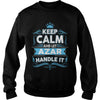 Keep calm AZAR  AZAR tshirt