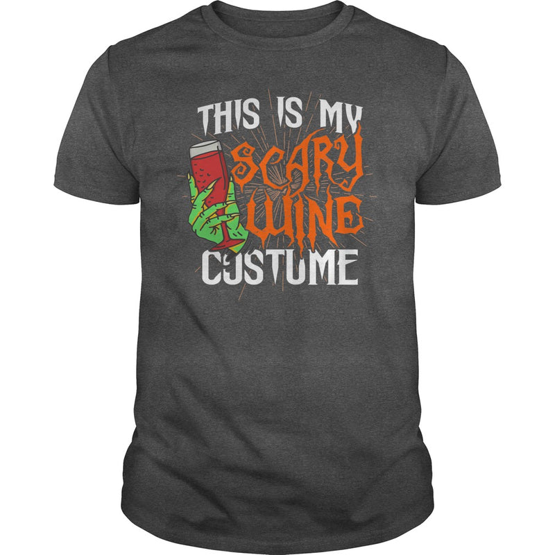 THIS IS MY SCARY WINE COSTUME T SHIRT HALLOWEEN SHIRT