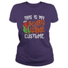 THIS IS MY SCARY WINE COSTUME T SHIRT HALLOWEEN SHIRT