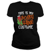 THIS IS MY SCARY WINE COSTUME T SHIRT HALLOWEEN SHIRT