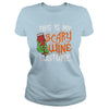 THIS IS MY SCARY WINE COSTUME T SHIRT HALLOWEEN SHIRT