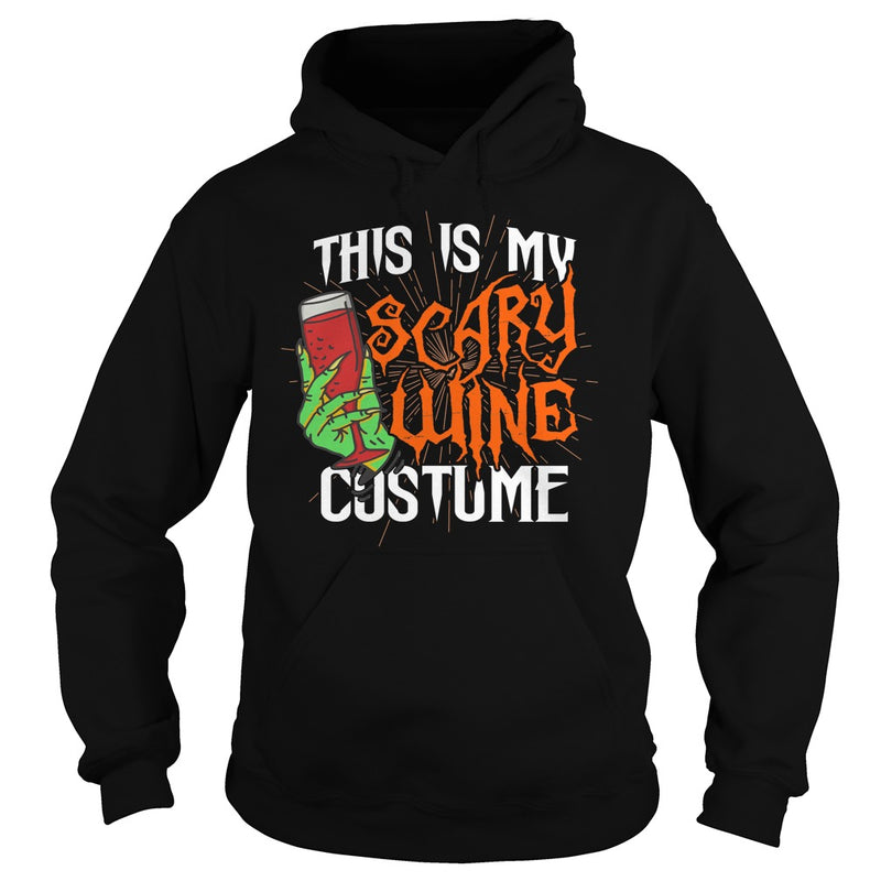 THIS IS MY SCARY WINE COSTUME T SHIRT HALLOWEEN SHIRT