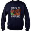THIS IS MY SCARY WINE COSTUME T SHIRT HALLOWEEN SHIRT