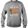 THIS IS MY SCARY WINE COSTUME T SHIRT HALLOWEEN SHIRT
