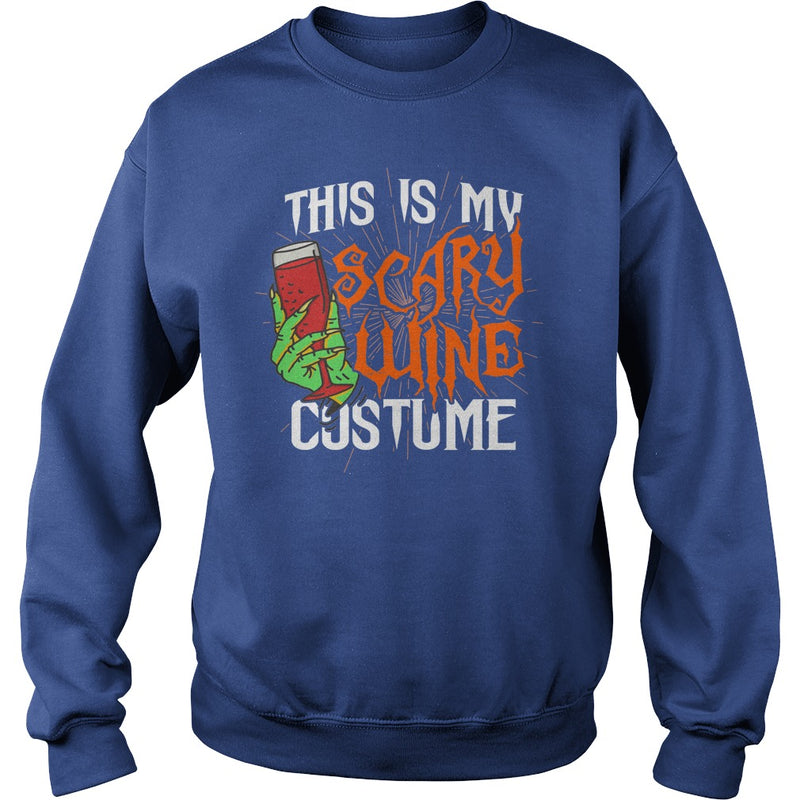 THIS IS MY SCARY WINE COSTUME T SHIRT HALLOWEEN SHIRT