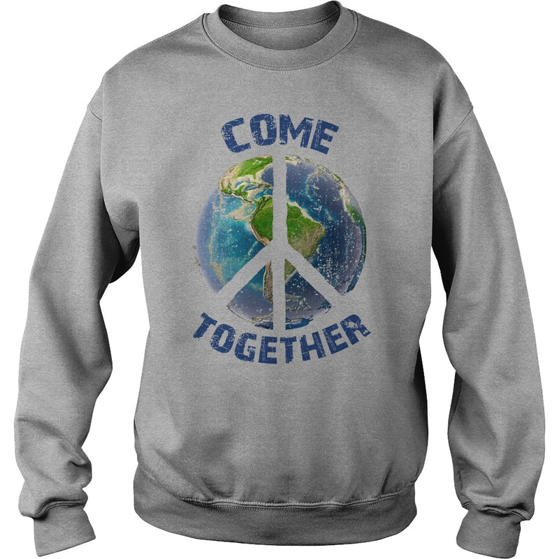 COME TOGETHER EARTH LOVE - PEACE ON EARTH WORLD PEACE T SHIRT