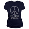 GIVE PEACE A CHANCE TEE FOR HIPPIES  BOOMERS  &amp; MILLENNIALS