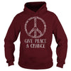 GIVE PEACE A CHANCE TEE FOR HIPPIES  BOOMERS  &amp; MILLENNIALS