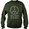 GIVE PEACE A CHANCE TEE FOR HIPPIES  BOOMERS  &amp; MILLENNIALS