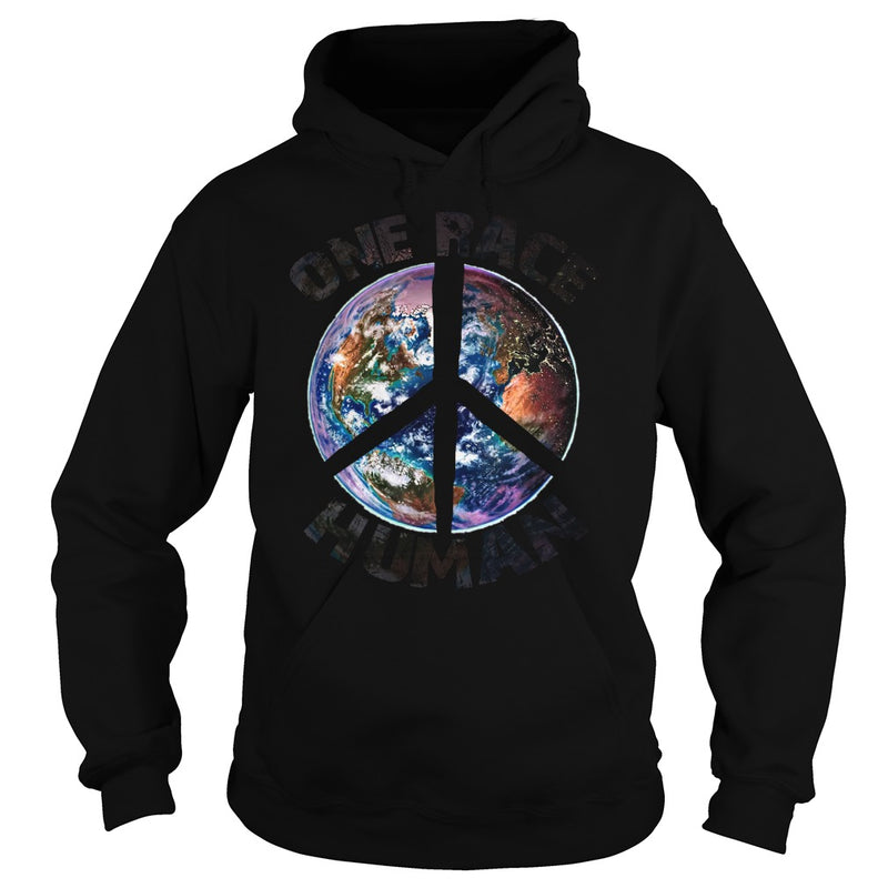 ONE RACE HUMAN - PEACE T SHIRT HAPPY PEACE DAY  GIFT