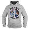 ONE RACE HUMAN - PEACE T SHIRT HAPPY PEACE DAY  GIFT