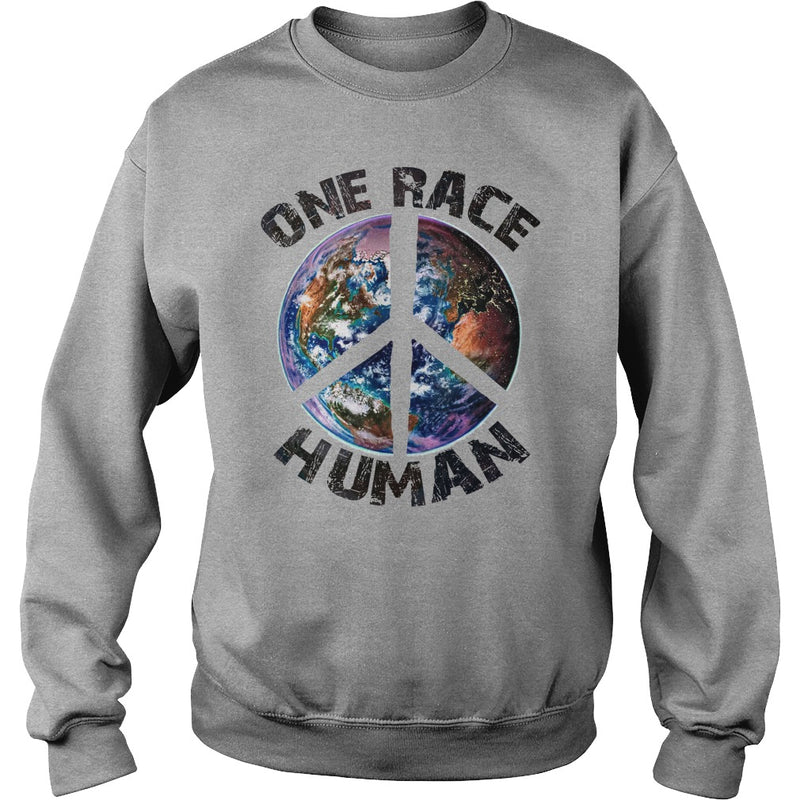 ONE RACE HUMAN - PEACE T SHIRT HAPPY PEACE DAY  GIFT