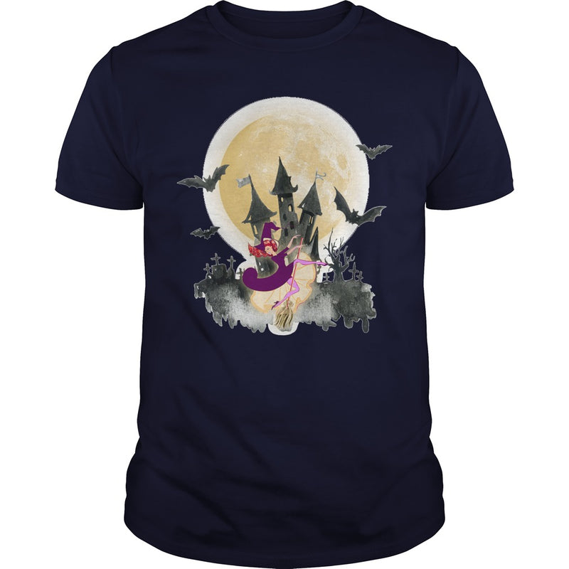 WITCH DANCE UNDER THE MOON T SHIRT HALLOWEEN SHIRT