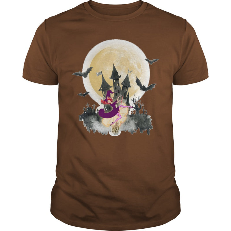WITCH DANCE UNDER THE MOON T SHIRT HALLOWEEN SHIRT
