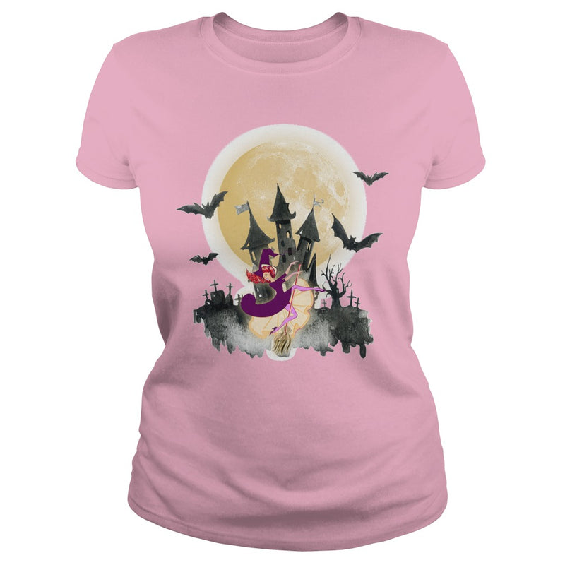 WITCH DANCE UNDER THE MOON T SHIRT HALLOWEEN SHIRT