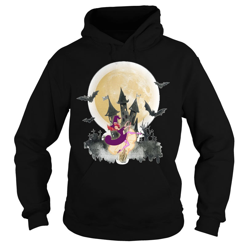 WITCH DANCE UNDER THE MOON T SHIRT HALLOWEEN SHIRT