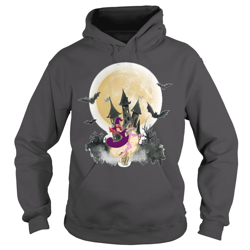 WITCH DANCE UNDER THE MOON T SHIRT HALLOWEEN SHIRT