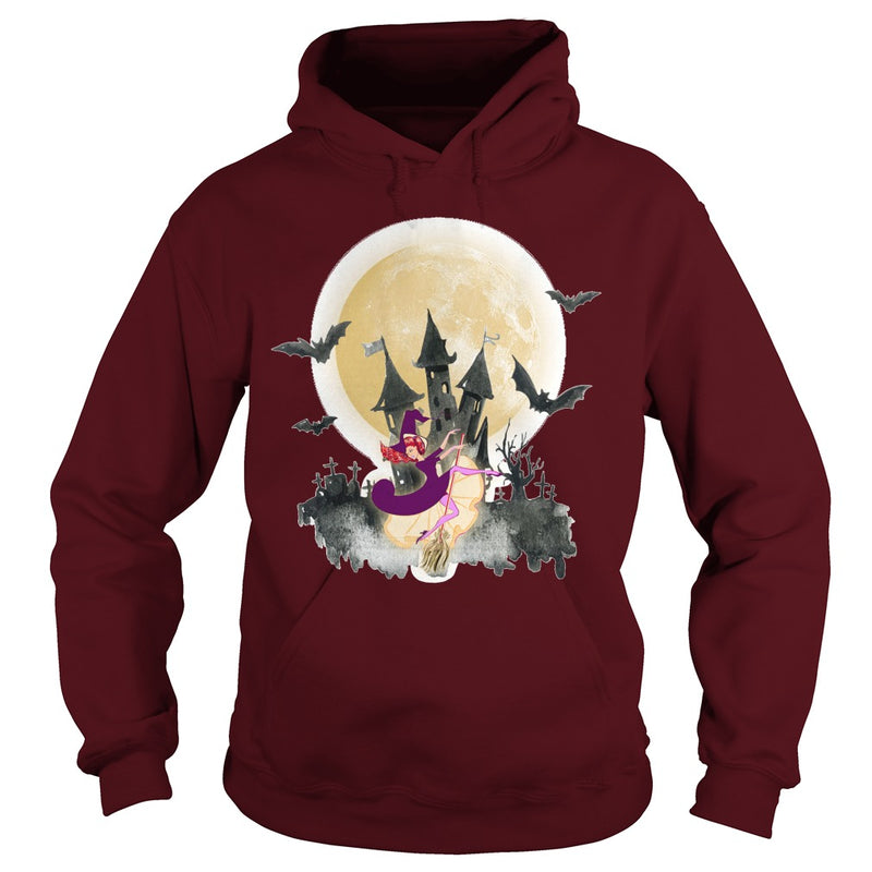 WITCH DANCE UNDER THE MOON T SHIRT HALLOWEEN SHIRT