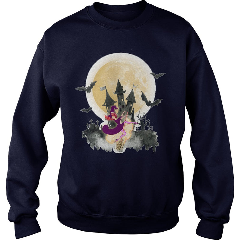 WITCH DANCE UNDER THE MOON T SHIRT HALLOWEEN SHIRT