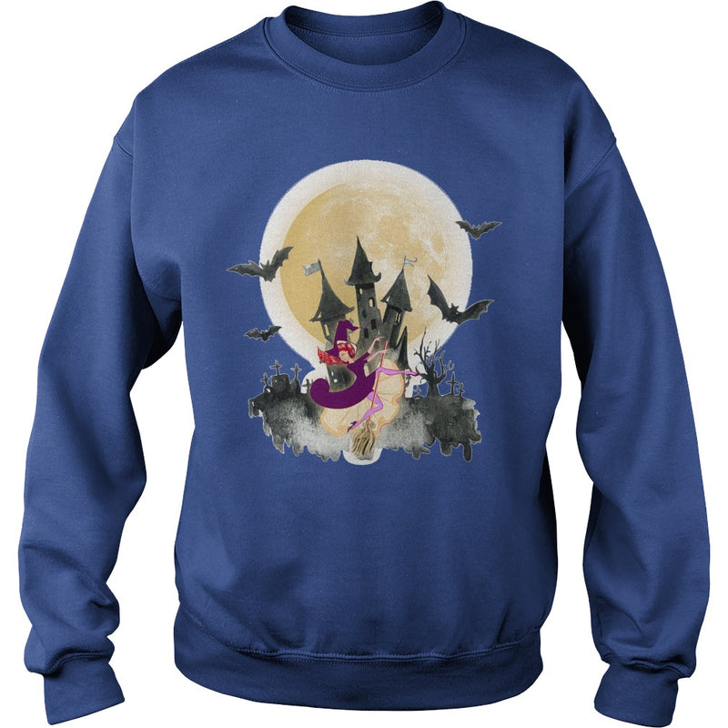 WITCH DANCE UNDER THE MOON T SHIRT HALLOWEEN SHIRT
