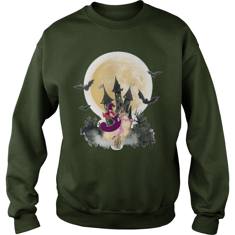 WITCH DANCE UNDER THE MOON T SHIRT HALLOWEEN SHIRT