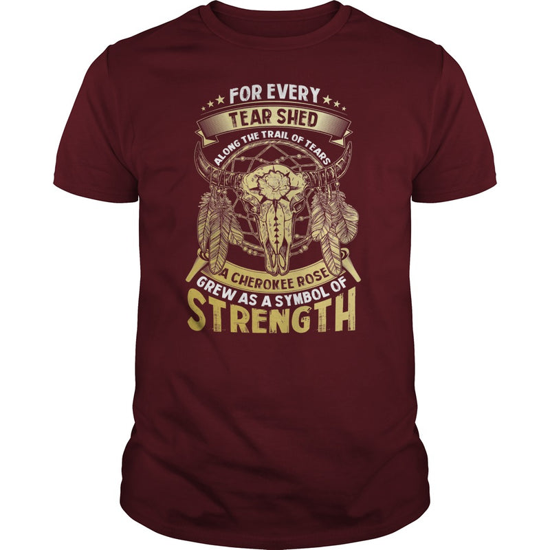 NATIVE AMERICAN TSHIRT  A CHEROKEE ROSE TSHIRT