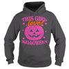 THIS GIRL LOVES HALLOWEEN T SHIRT (PINK)