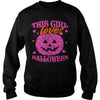 THIS GIRL LOVES HALLOWEEN T SHIRT (PINK)