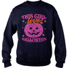 THIS GIRL LOVES HALLOWEEN T SHIRT (PINK)