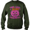 THIS GIRL LOVES HALLOWEEN T SHIRT (PINK)