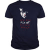 RED BALLOON WE ALL FLOAT DOWN CLOWN HORROR HALLOWEEN T-SHIRT