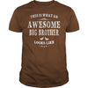 THIS IS WHAT AN AWESOME BIG BROTHER LOOKS LIKE T-SHIRT