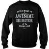 THIS IS WHAT AN AWESOME BIG BROTHER LOOKS LIKE T-SHIRT