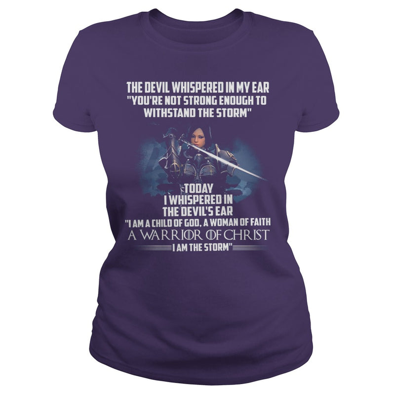 WOMENS I AM A CHILD OF GOD A WOMAN OF FAITH A WARRIOR OF CHRIST