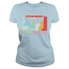 STAR A WARS PERIODIC TABLE OF ELEMENTS GRAPHIC T-SHIRT